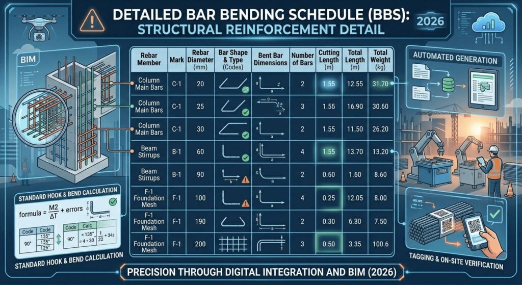 1000010486 Bar bending schedule