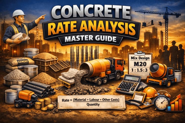 Concrete rate analysis