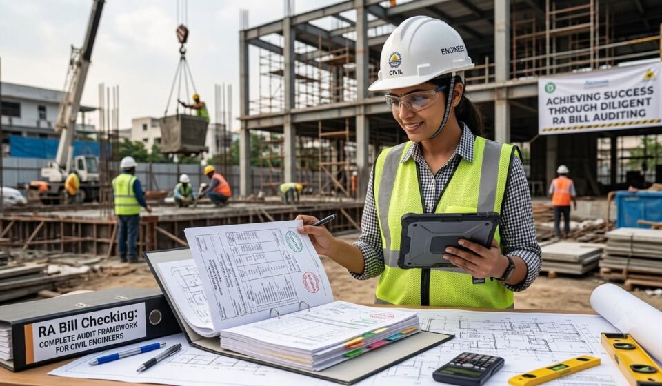 RA Bill Checking: Complete Audit accomplished Framework for Civil Engineers RA BILL CHECKING
