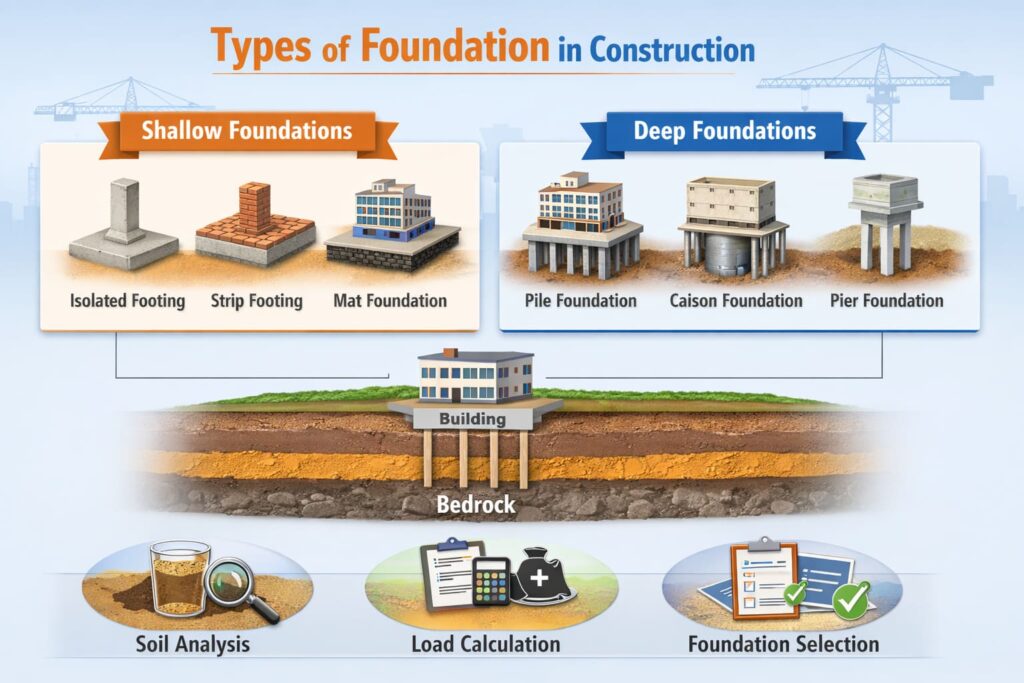 Types of Foundation