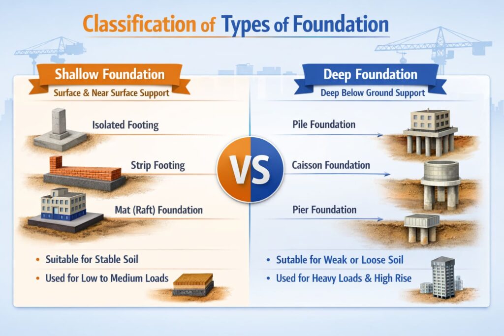 Types of Foundation 