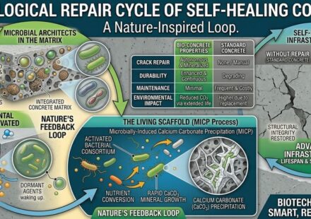 Self‑Healing Concrete
