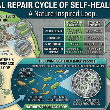 Self‑Healing Concrete