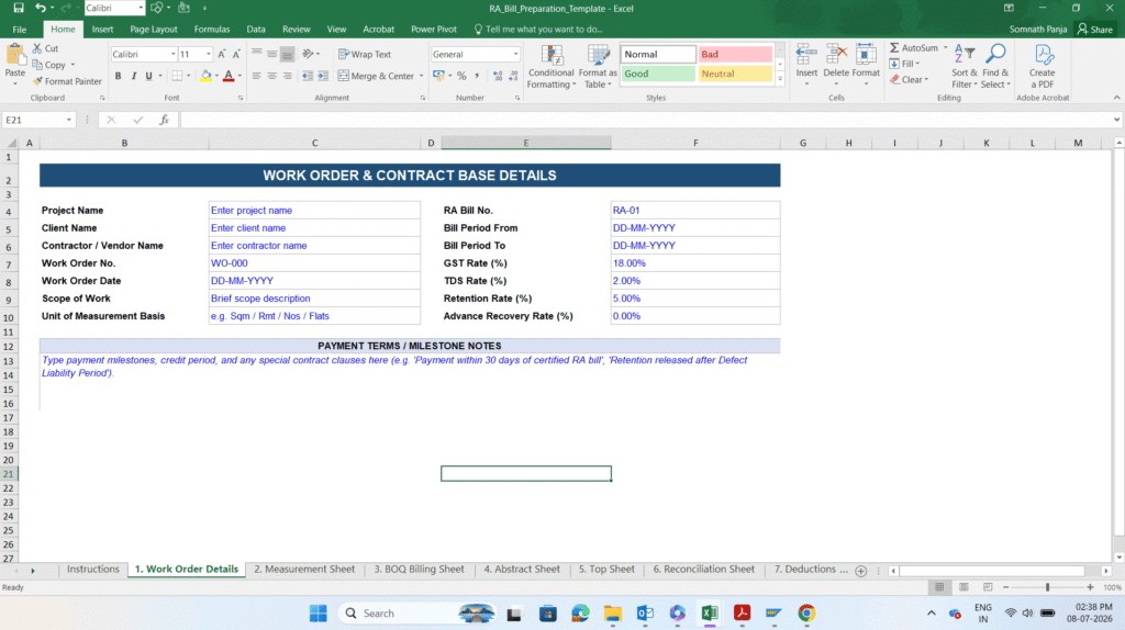 RA Billing Preparation