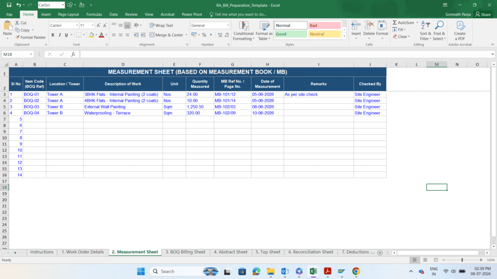 RA Billing Preparation