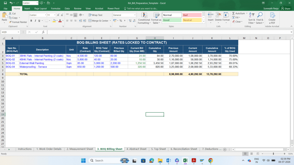 RA Billing Preparation