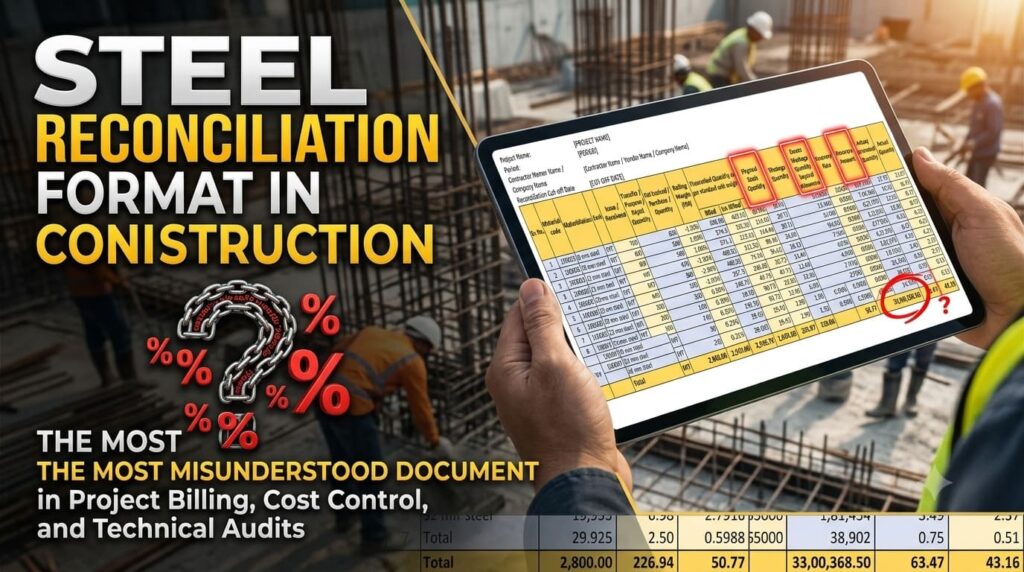 Steel Reconciliation Format
